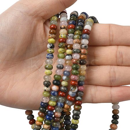 Natural Mixed Gemstone Beads Strands G-A280-A01-01-1