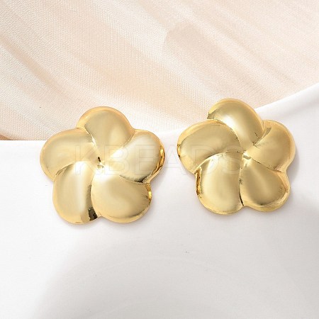 304 Stainless Steel Stud Earrings for Women EJEW-U047-07G-1