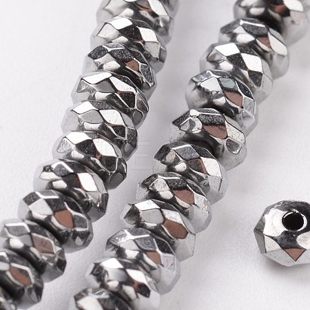 Non-magnetic Synthetic Hematite Beads Strands G-A140-10-1