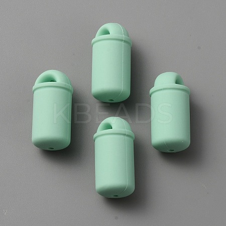 Bottle Food Grade Eco-Friendly Silicone Beads SIL-WH0006-20K-1