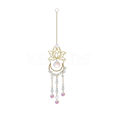 Lotus Glass Suncatchers PW-WG72772-01-1