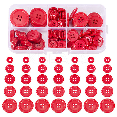 4-Hole Resin Buttons RESI-TA0004-11A-04-1