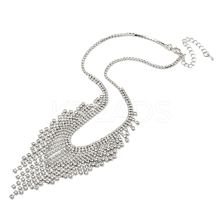 Crystal Rhinestone Bib Necklaces LS-NJEW-L176-03P-1