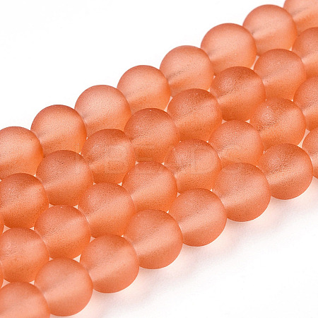 Transparent Glass Bead Strands GLAA-S031-4mm-33-1-1