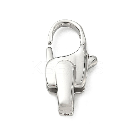 304 Stainless Steel Lobster Claw Clasps STAS-C148-03B-P-1
