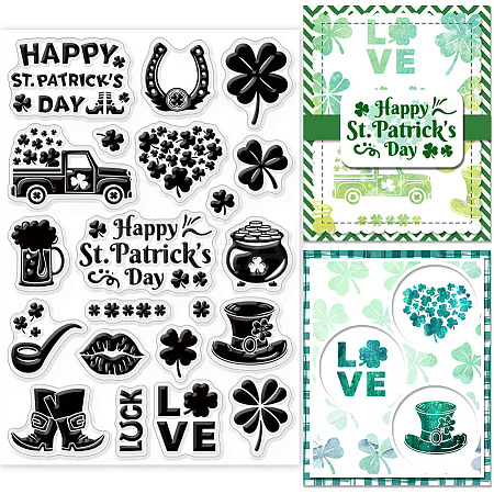 PVC Plastic Clear Stamps DIY-WH0448-0398-1