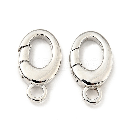 Brass Spring Gate Rings X-KK-G416-42P-1