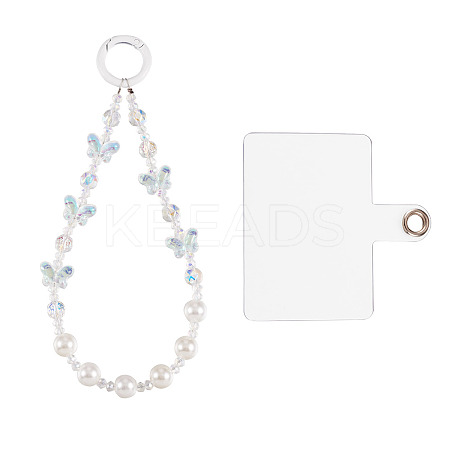 Resin Beads Mobile Straps AJEW-TAC0006-10D-1