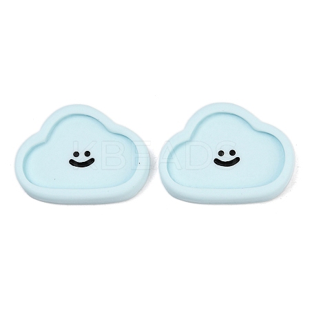 Smiling Face Resin Cabochons CRES-S372-01C-1