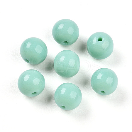 Opaque Solid Color Glass Beads LS-GLAA-N007-10mm-A10-1