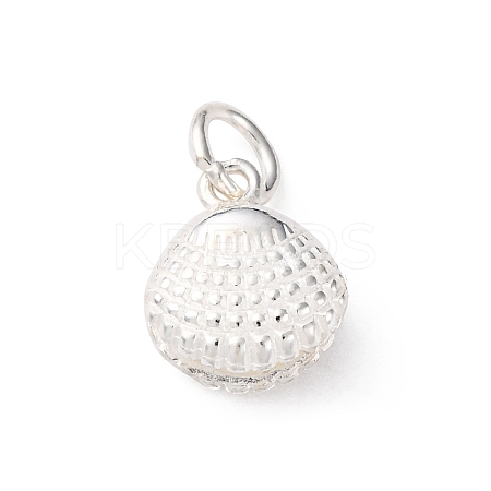 925 Sterling Silver Shell Shape Charms STER-D304-02S-1