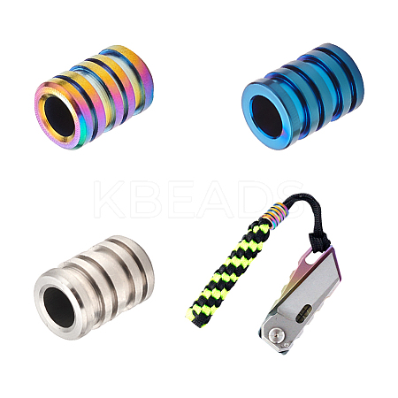 3Pcs 3 Colors Titanium Alloy Spacer Beads PALLOY-NB0002-52-1