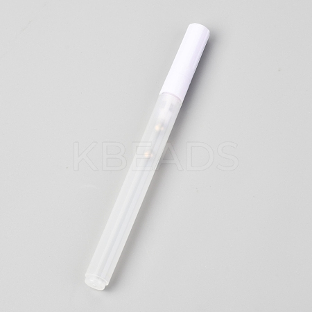 Plastic Refillable oil paint Pen Brush DIY-H137-04-1