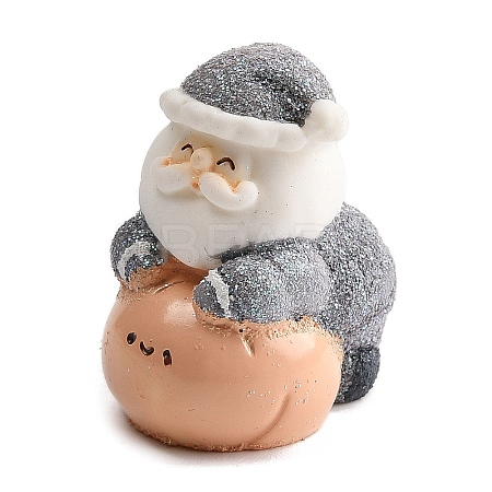 Christmas Theme Resin Figurine Statues for Home Office Desktop Decoration DJEW-M017-02B-02-1