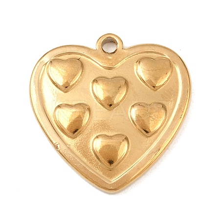 304 Stainless Steel Pendants STAS-C154-05A-G-1