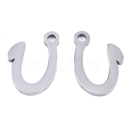 Non-Tarnish 201 Stainless Steel Charms LS-STAS-T044-217P-U-1