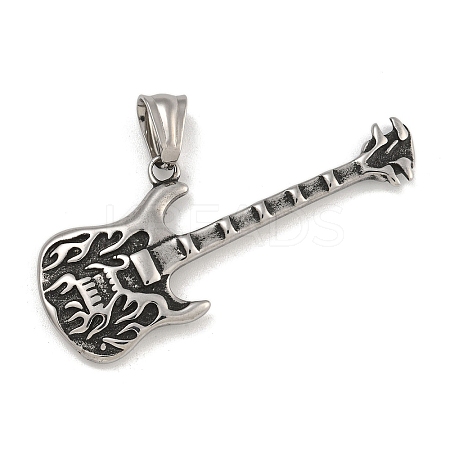 304 Stainless Steel Big Pendants STAS-D110-12AS-1