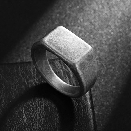 304 Stainless Steel Finger Rings WGDF4AB-16-1