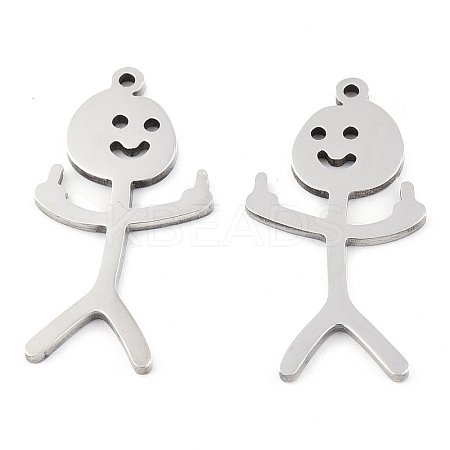 Non-Tarnish 201 Stainless Steel Pendants LS-STAS-N098-134P-1