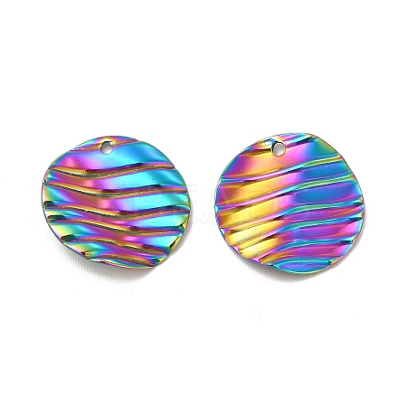 Ion Plating(IP) 304 Stainless Steel Pendants STAS-I671-05MC-1