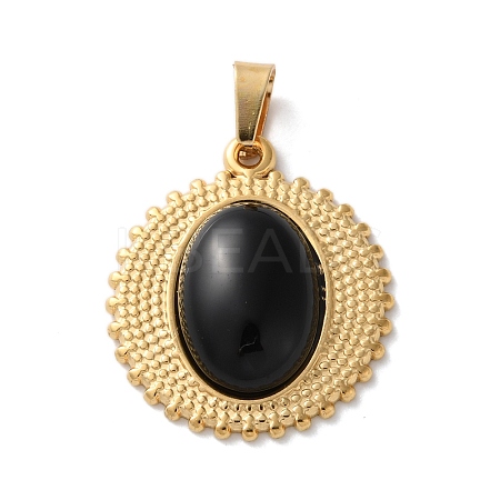 Natural Black Onyx(Dyed & Heated) Pendants STAS-C120-13G-05-1