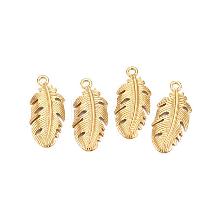 Ion Plating(IP) 304 Stainless Steel Pendants STAS-T063-191G-1