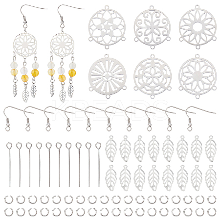 DIY Chandelier Dangle Earring Making Kits DIY-UN0003-50-1