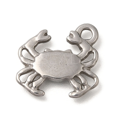 Anti-Tarnish 304 Stainless Steel Pendants STAS-M075-08P-1
