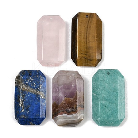 Natural Mixed Stone Pendants G-H325-03-1