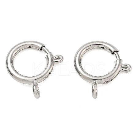 Brass Spring Ring Clasps KK-CBA1AE8-05E-P-1