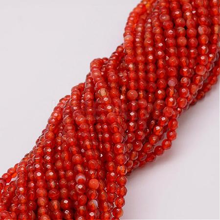 Natural Agate Bead Strands G-G882-4mm-A03-4-1