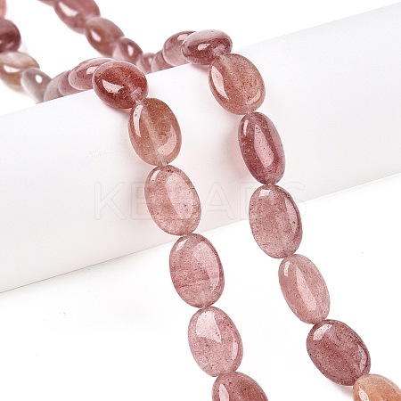 Natural Strawberry Quartz Beads Strands G-M206-50-1