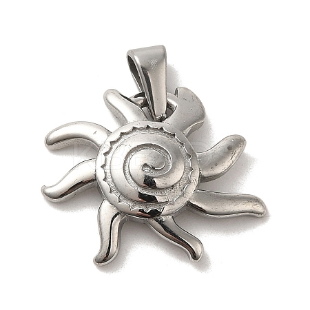 Non-Tarnish 304 Stainless Steel Pendants STAS-B053-26P-1