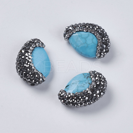 Synthetic Turquoise Beads RB-F023-28-1