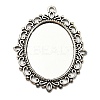 Tibetan Style Pendant Cabochon Settings TIBEP-G007-AS-1