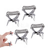 2Pcs Stainless Steel Crucible Tongs TOOL-WH0059-035-1