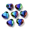 UV Plating Rainbow Iridescent Acrylic Beads OACR-P010-03A-2