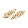 Ion Plating(IP) 304 Stainless Steel Connector Charms STAS-B031-40G-3