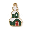 Christmas Themes 304 Stainless Steel Enamel Pendants STAS-K312-04A-G-1