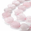 Natural Rose Quartz Beads Strands X-G-S359-342-3
