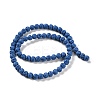Synthetic Lava Rock Dyed Beads Strands G-H311-08A-09-3