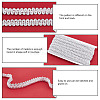 Sparkle Braided Polyester Lace Trim OCOR-WH0079-24B-4