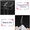 Transparent 1-Tier Acrylic Action Figure Display Risers ODIS-WH0026-21A-3