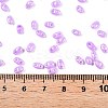 Opaque Colours Luster Glass Seed Beads SEED-T006-02D-4