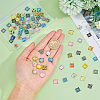 Mosaic Printed Glass Cabochons GGLA-DC0001-03A-3
