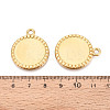304 Stainless Steel Pendant Cabochon Settings STAS-N108-69G-3