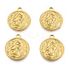 Ion Plating(IP) 201 Stainless Steel Pendants STAS-N098-200LG-2