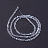 Electroplate Glass Beads Strands X-GLAA-F076-FR14-2