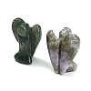 Natural Moss Agate Gemstone Carved Angle Figurines GG-CBA8396-A08-2
