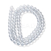 Transparent Electroplate Glass Beads Strands GLAA-T032-T6mm-C17-2